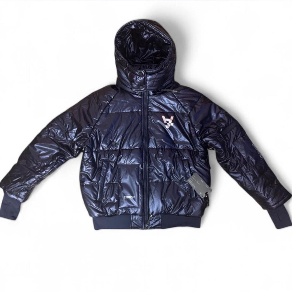 THE ANTI ORDER Dark Navy Technical Puffer Size S “NWT”